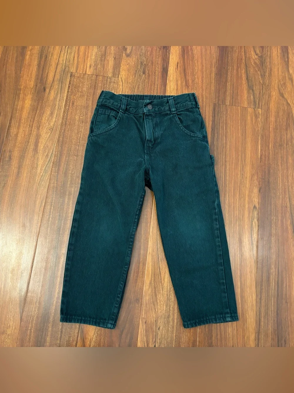 Osh Kosh B’Gosh Vintage Green/Black Stripe Pants
